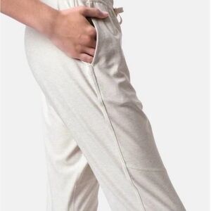 Outdoor Voices Cream Track Pants